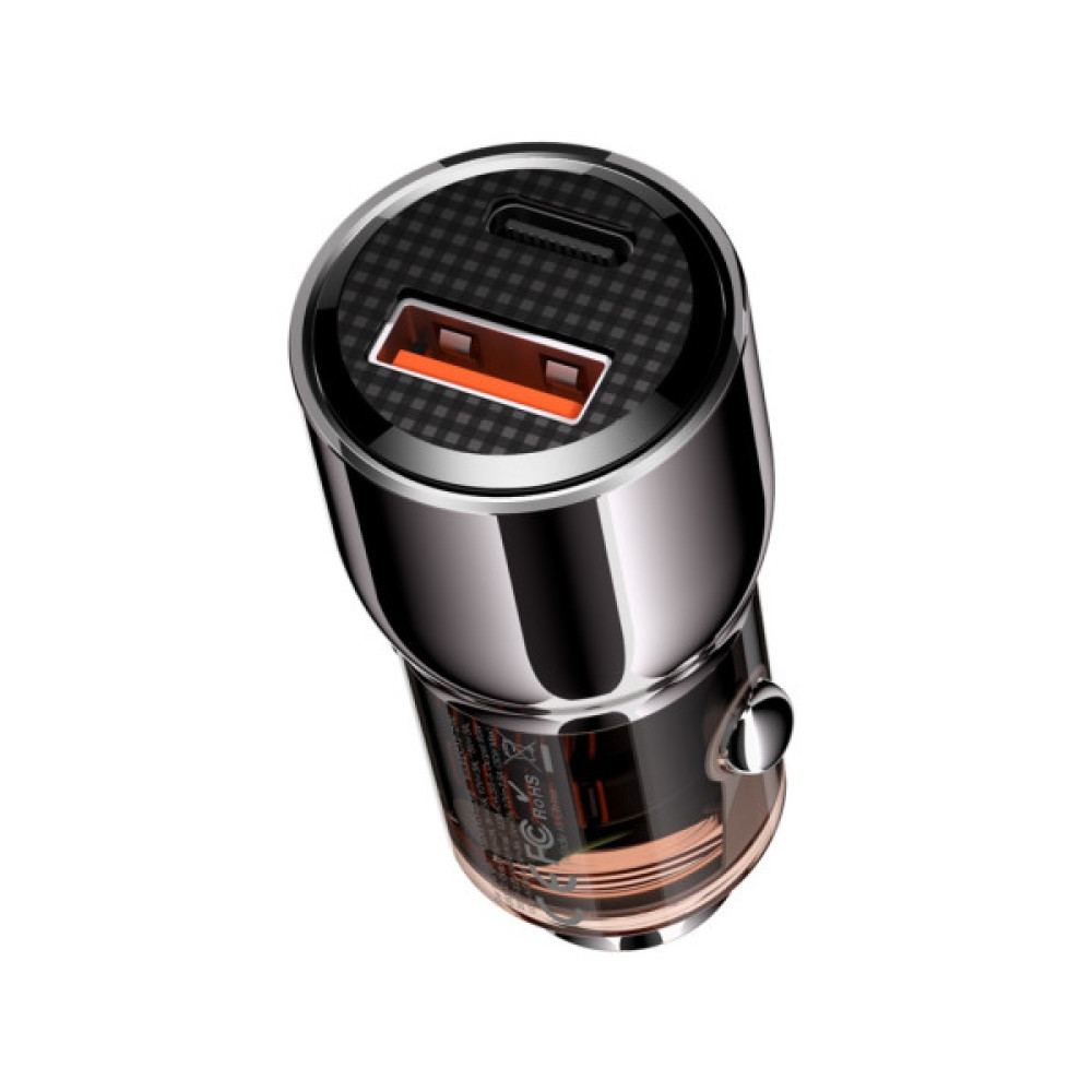 Зарядний пристрій XO CC58 USB-C PD65W + USB-A 30W Gray (CC58_Tarnish)