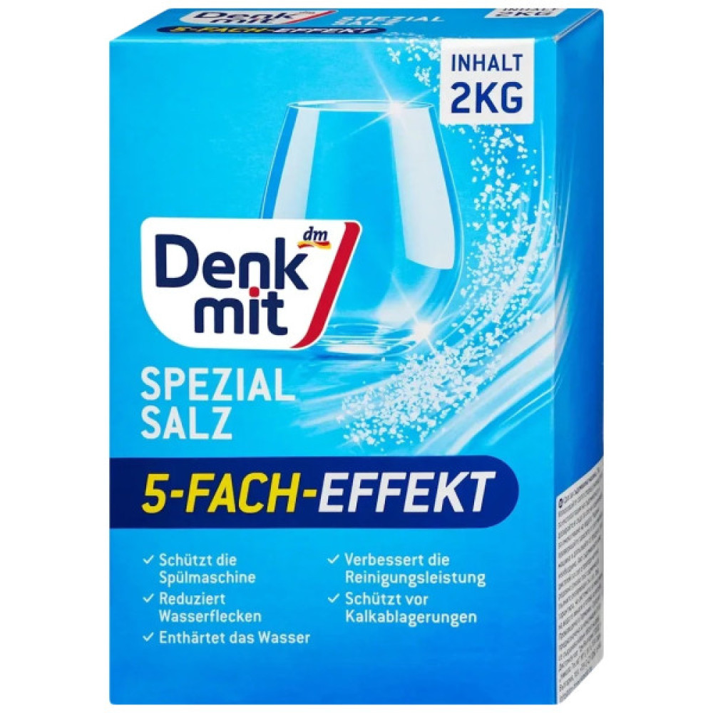 Сіль для посудомийних машин DenkMit 2 кг (4066447789577)