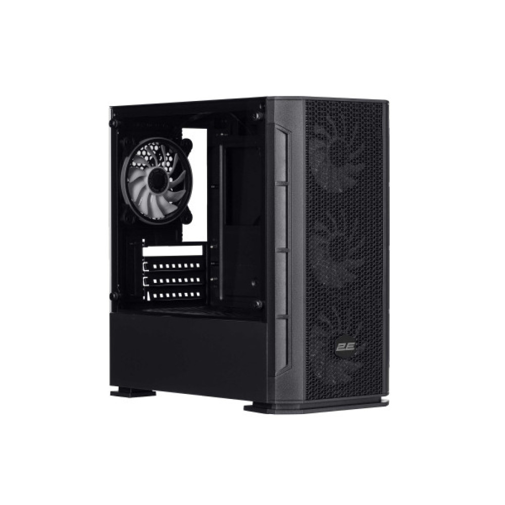 Корпус 2E GAMING Calleo GB700 без БЖ 2xUSB3.0, 1xUSB2.0, 4x120мм ARGB, VGA 320мм, LCS ready, контролер з пультом, TG Side Window, mATX, чорний