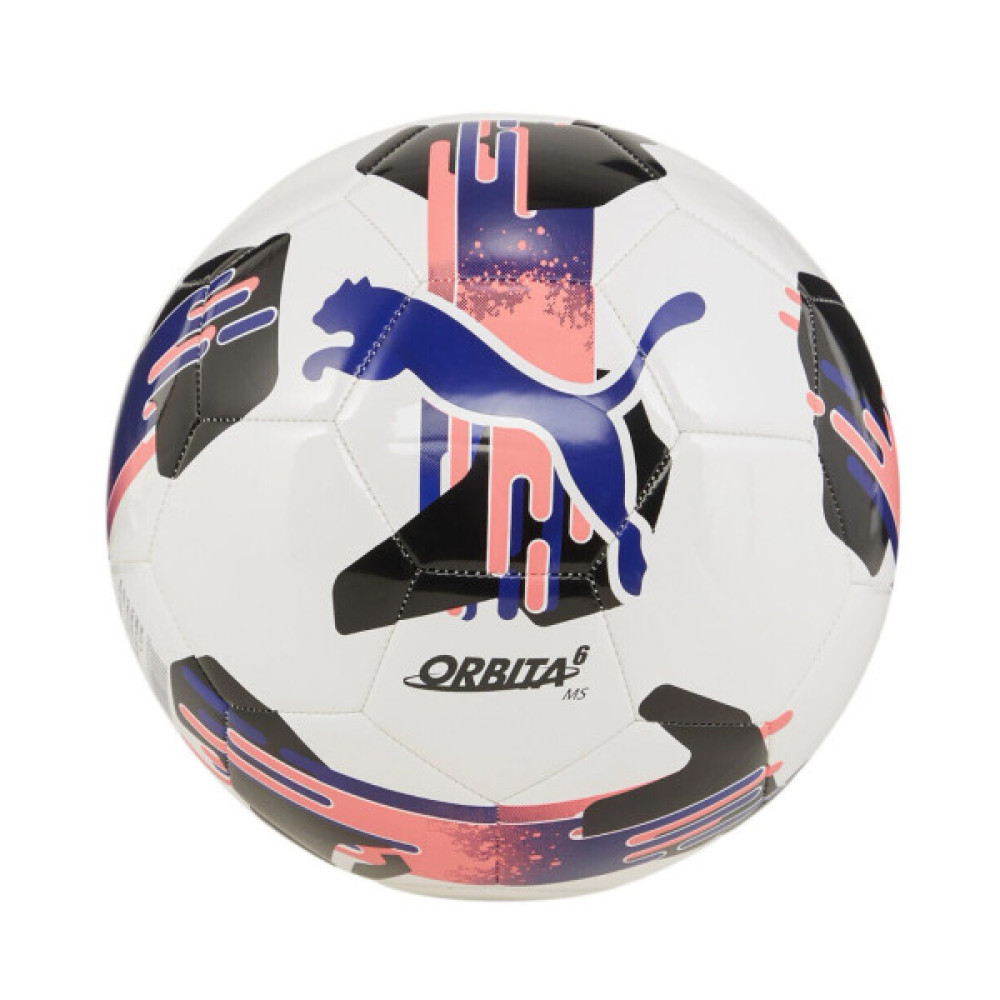 М'яч футбольний Puma Orbita 6 MS 084335-06 чорний, білий, синій 5 (4067981496426)