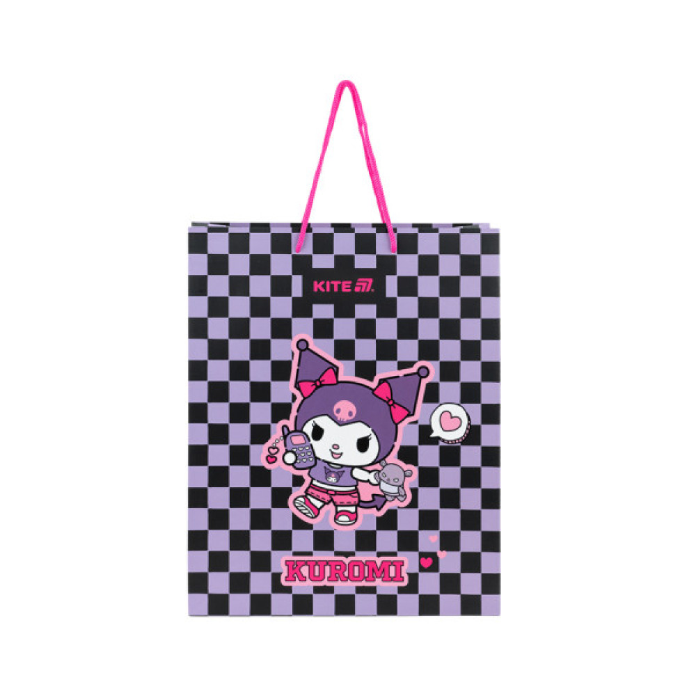 Подарунковий пакет Kite Kuromi, 26х32 см (HK25-266-2)