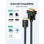 Кабель мультимедійний HDMI M to DVI M 1.5m HD106 black Ugreen (11150) Кабель мультимедійний HDMI M to DVI M 1.5m HD106 black Ugreen (11150)