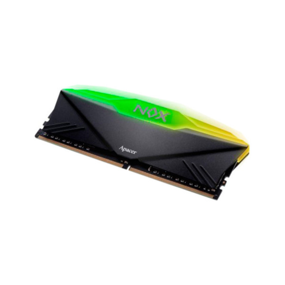 Модуль пам'яті для комп'ютера DDR4 32GB (2x16GB) 3200 MHz NOX RGB Black Apacer (AH4U32G32C28YNBAA-2)