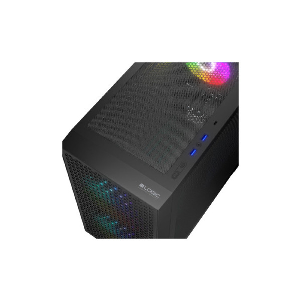 Корпус для ПК Logic concept DART PRO ARGB MINI BLACK (AM-DART-PRO-ARGB-10)