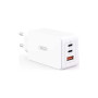 Зарядний пристрій XO CE13 PD65W GaN (2Type-C/1USB) White (XO-CE13-WH)
