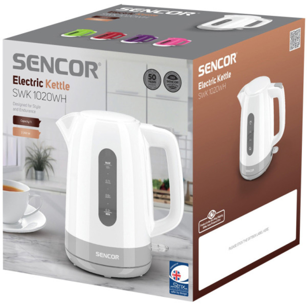 Електрочайник Sencor SWK 1020WH (SWK1020WH)
