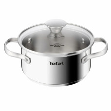 Каструля Tefal Minis, з кришкою,1.5 л, нержавіюча сталь, скло (H8744255)