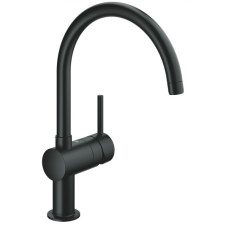 Змішувач для кухні Grohe Minta, довж.виливу - 223мм, поворотний, 1важіль, чорний оксамит