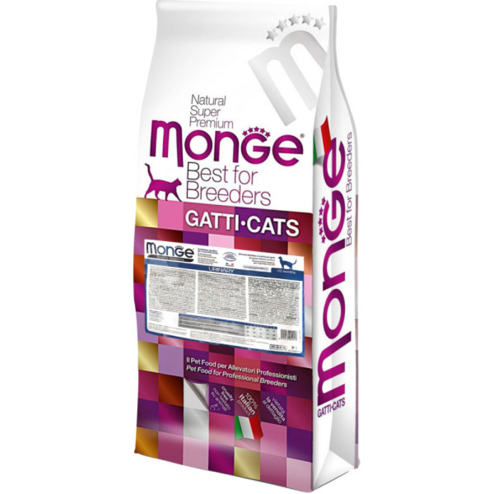 Сухий корм для кішок Monge Cat Urinary зі смаком курки і рису 10 кг (8009470004916)