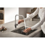 Мийка кухонна Grohe K700U, нерж.сталь, прямокут., без крила, 550x450x200мм, чаша - 1, уніврсальна, нержавіюча сталь Мийка кухонна Grohe K700U, нерж.сталь, прямокут., без крила, 550x450x200мм, чаша - 1, уніврсальна, нержавіюча сталь