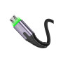 Дата кабель USB 2.0 AM to Micro 5P 1.0m 2.4A LED black Essager (EXCM-XG0G) Дата кабель USB 2.0 AM to Micro 5P 1.0m 2.4A LED black Essager (EXCM-XG0G)