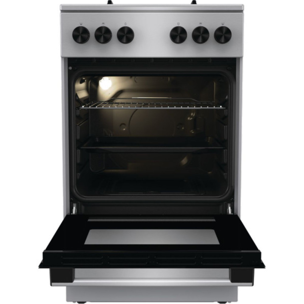 Плита Gorenje газова, 70л, 50x60см, чавун, нерж