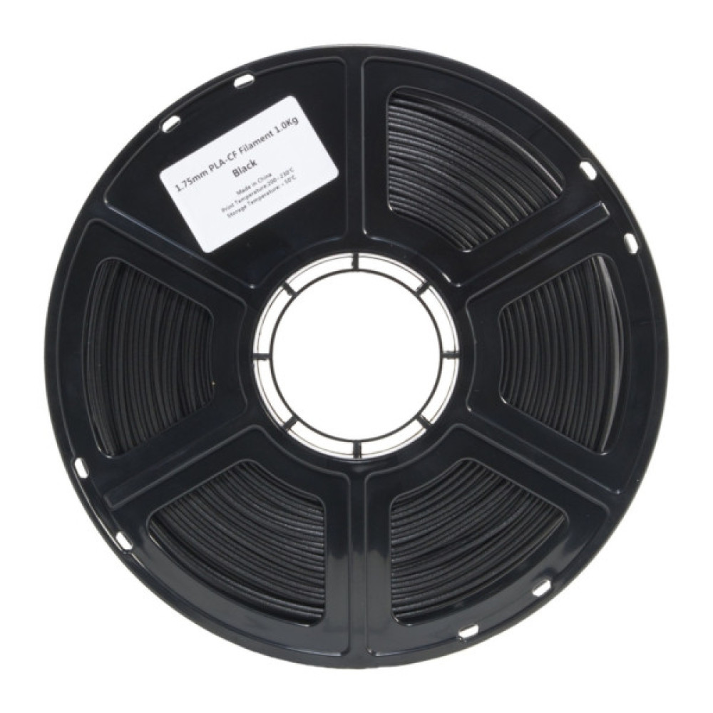 Пластик для 3D-принтера Flashforge PLA-CF 1,75mm 1kg Black (90007818001)