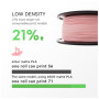 Пластик для 3D-принтера eSUN ePLA-Matte, 1,75мм, 1кг, strawberry red (ePLA-Matte-P175SR1)