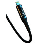 Дата кабель USB 2.0 AM to Lightning 1.0m 2.4A LED black XO (NB162-L-1-BK) Дата кабель USB 2.0 AM to Lightning 1.0m 2.4A LED black XO (NB162-L-1-BK)