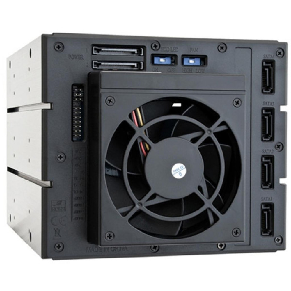 Бекплейн Chieftec 3x5.25"/4x3.5" Hot-Swap Aluminium (CBP-3141SAS)