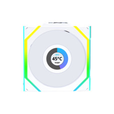 Кулер до корпусу Lian Li Uni Fan SL WIRELESS LCD Reverse, 120-1 (G99.12RSLLCD1W1W.00)