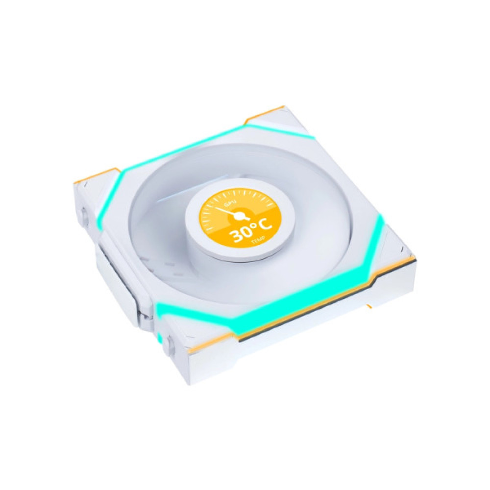 Кулер до корпусу Lian Li Uni Fan SL WIRELESS LCD Reverse, 120-1 (G99.12RSLLCD1W1W.00)