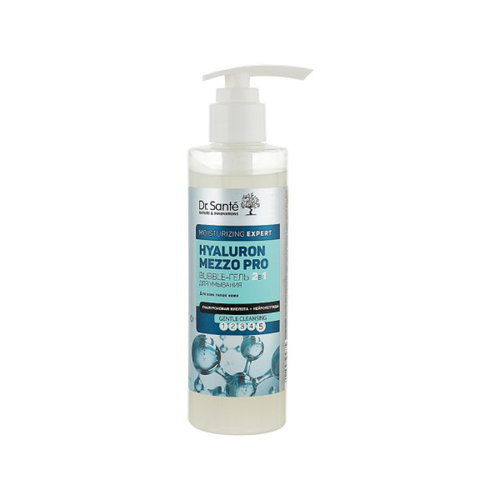 Гель для вмивання Dr. Sante Hyaluron Mezzo Pro Bubble Gel 200 мл (5901845505635)