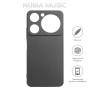 Чохол до мобільного телефона BeCover Nubia Music Black (712772) Чохол до мобільного телефона BeCover Nubia Music Black (712772)