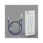 Кабель мультимедійний USB-C to 2x3.5mm M 1.2m blue XoKo (XK-MH-270) Кабель мультимедійний USB-C to 2x3.5mm M 1.2m blue XoKo (XK-MH-270)