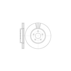 Гальмівний диск REMSA 6607.10