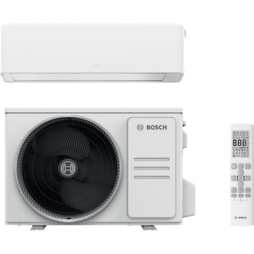 Кондиціонер Bosch Climate 7000i 25м2 інвертор 9000BTU 2.6кВт A+++/A+++ -30°С Wi-Fi R32 білий