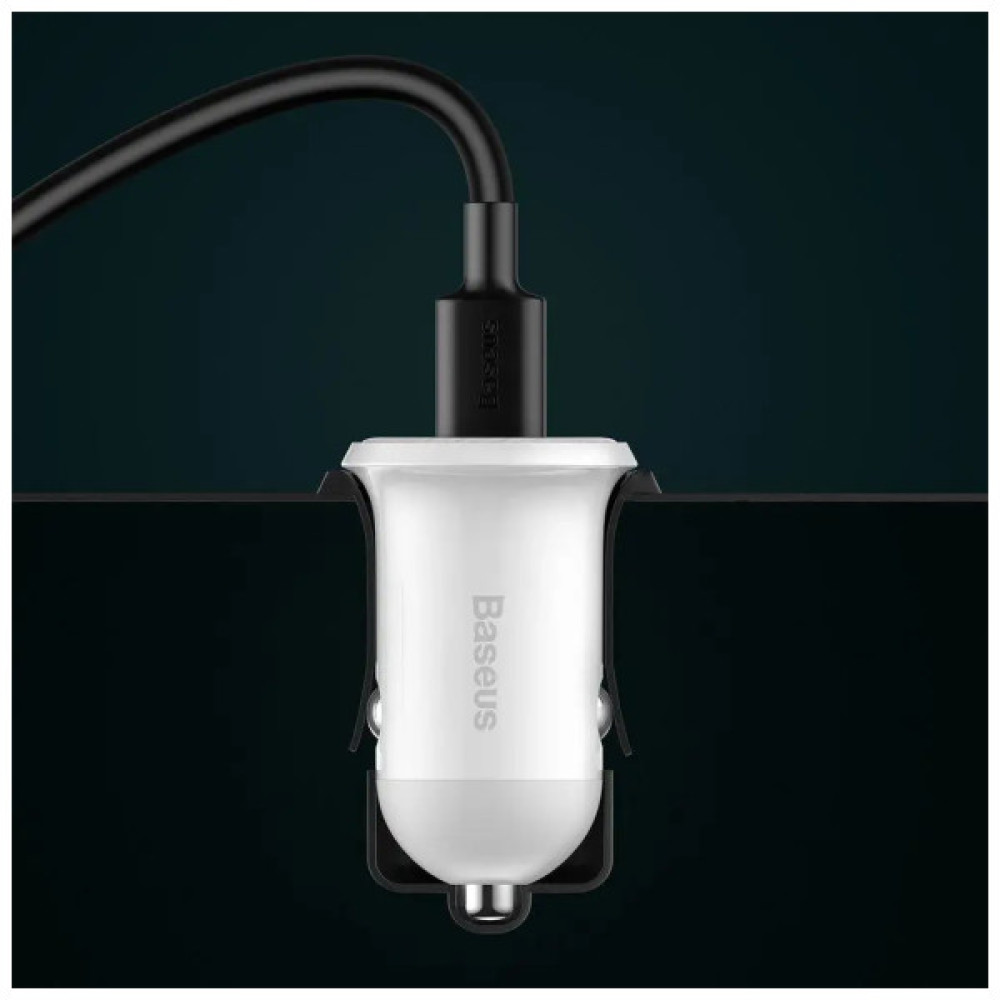 Зарядний пристрій Baseus 2xUSB 24W Grain Pro (CCALLP-02)