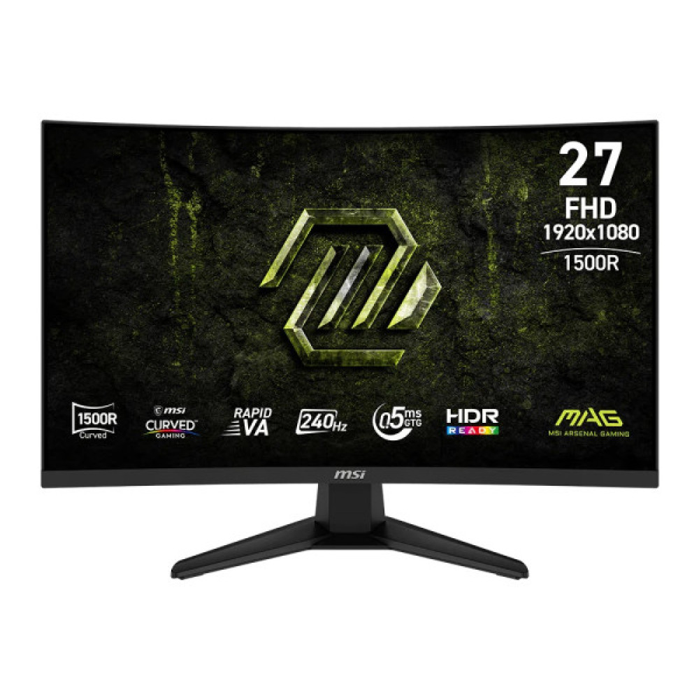 Монітор MSI 27" MAG 275CF-X24 2xHDMI, DP, Audio, VA, 240Hz, 0.5ms, sRGB 111%, CURVED, AdaptiveSync