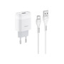 Зарядний пристрій HOCO C72A Glorious single port charger set(Type-C) White (6931474713018) Зарядний пристрій HOCO C72A Glorious single port charger set(Type-C) White (6931474713018)