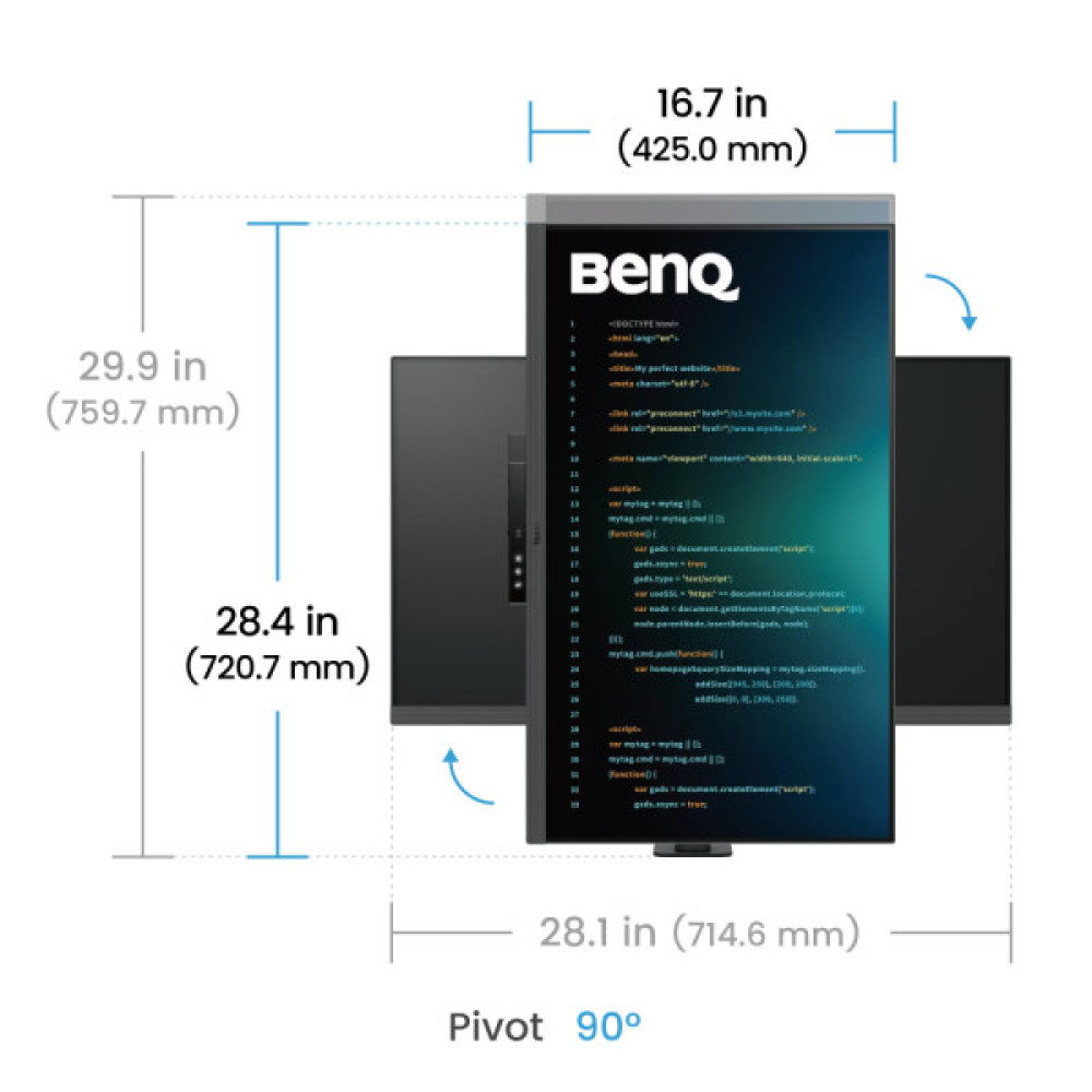 BENQ RD320UA Metallic Grey (9H.LMTLA.TBE)