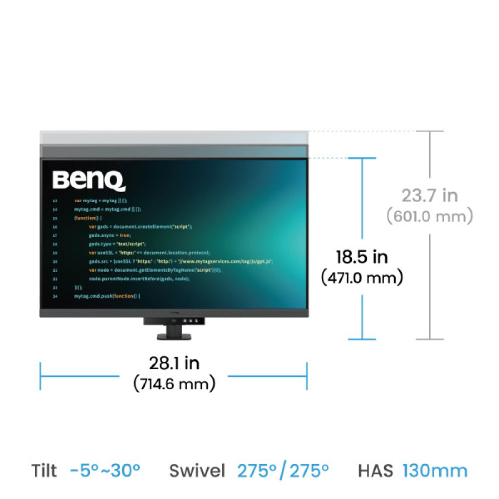 BENQ RD320UA Metallic Grey (9H.LMTLA.TBE)
