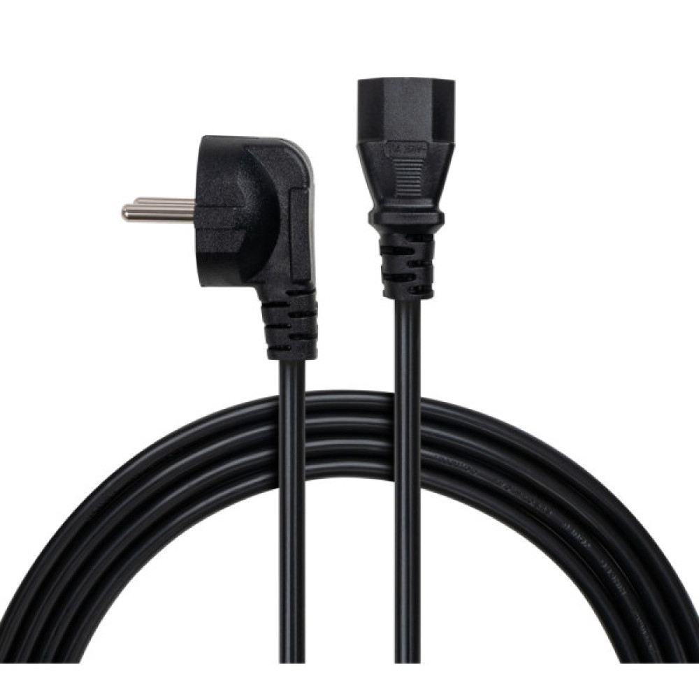 Кабель живлення C13 1.8m 1mm2 copper Vinga (VYPCC13181CU)