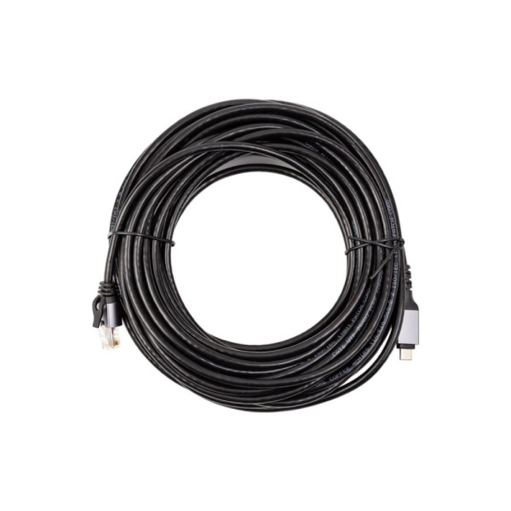 Дата кабель USB-C to RJ45 Ethernet 15.0m PowerPlant (CA914968)