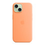 Чохол до мобільного телефона Apple iPhone 15 Silicone Case with MagSafe Orange Sorbet (MT0W3ZM/A) Чохол до мобільного телефона Apple iPhone 15 Silicone Case with MagSafe Orange Sorbet (MT0W3ZM/A)