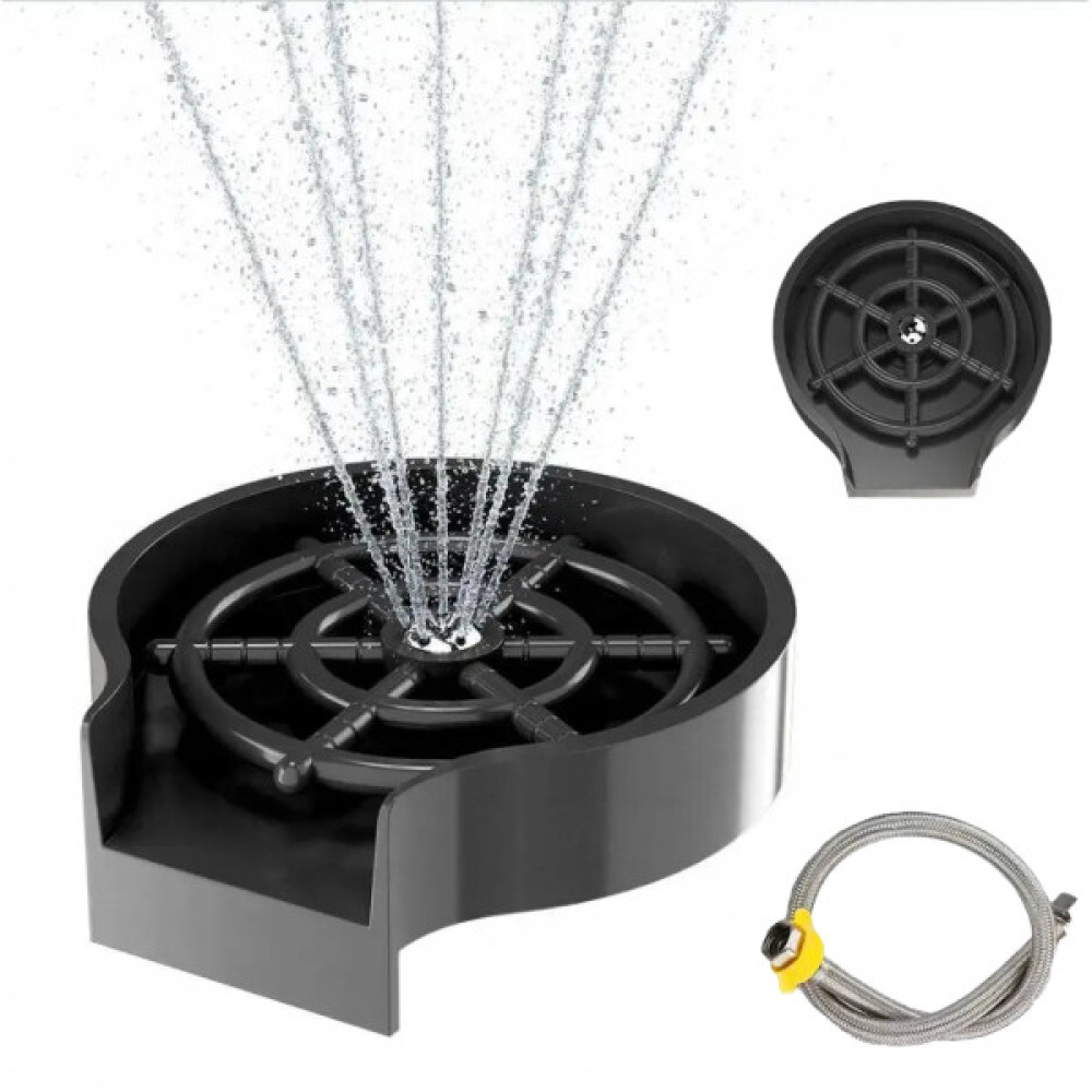 Набір кухонний Adamant Similar, штучний камінь, прямокут., без крила, 885x505x230мм, чаша - 2, врізна, графіт + змішувач + дозатор + ополіскувач склянок + коландер