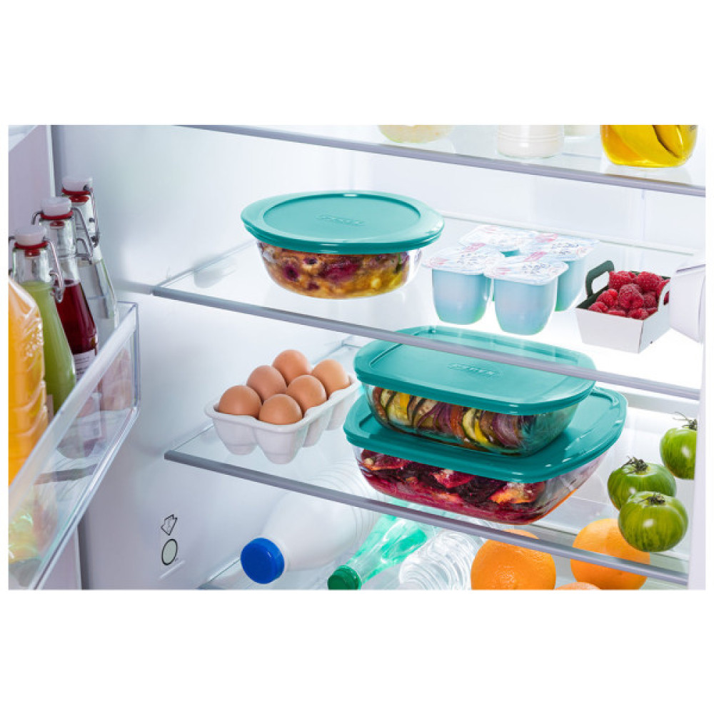 Форма для випікання Pyrex CookStore з кришкою квадратна 22 х 22 х 7 см 2.2 л (212P000/7645)