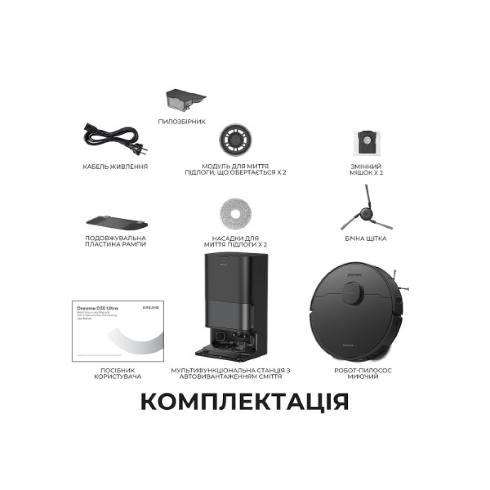 Пилосос Dreame D30 Ultra Black (RTD31TE-BL)