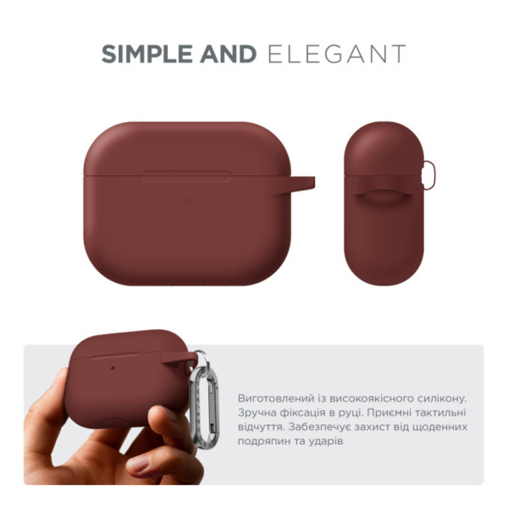 Чохол для навушників Armorstandart Hang Case For Apple AirPods Pro 3 Scarlet (ARM88283)
