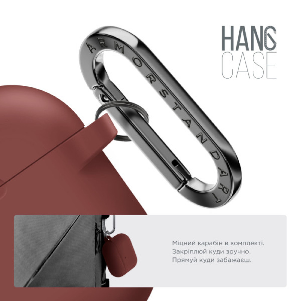 Чохол для навушників Armorstandart Hang Case For Apple AirPods Pro 3 Scarlet (ARM88283)
