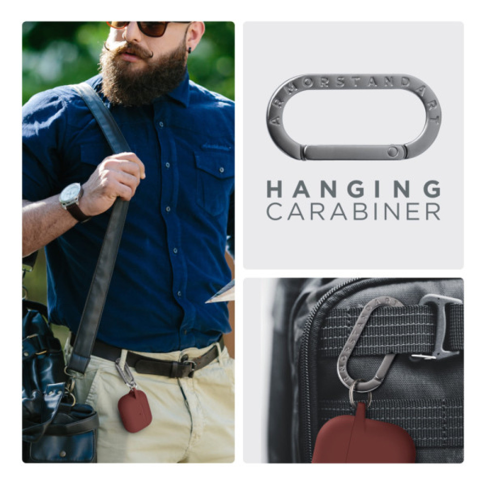 Чохол для навушників Armorstandart Hang Case For Apple AirPods Pro 3 Scarlet (ARM88283)