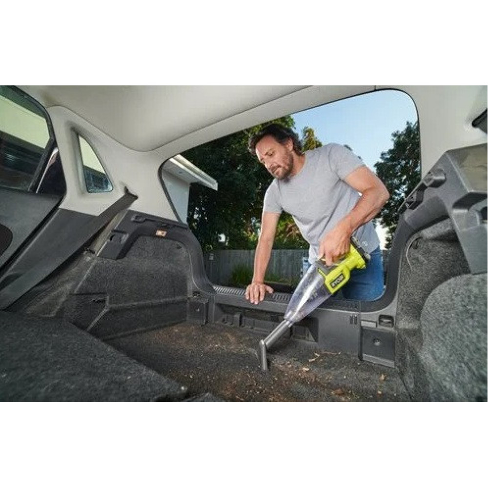 Пилосос акумуляторний Ryobi ONE+ RHV18-0 18В 34Вт 6.5кПа контейнер 0.6л HEPA11 0.95кг без АКБ та ЗП