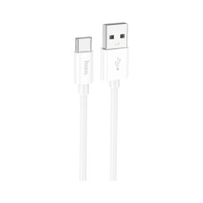 Дата кабель USB 2.0 AM to USB-C 1.0m Magic silicone X87 white HOCO (6931474783240)