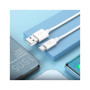Дата кабель USB 2.0 AM to USB-C 1.0m Magic silicone X87 white HOCO (6931474783240)
