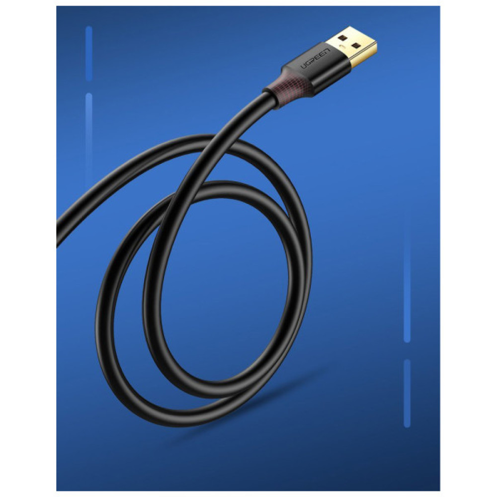 Дата кабель USB 3.0 AM/AF 3.0m US129 Black Ugreen (30127)
