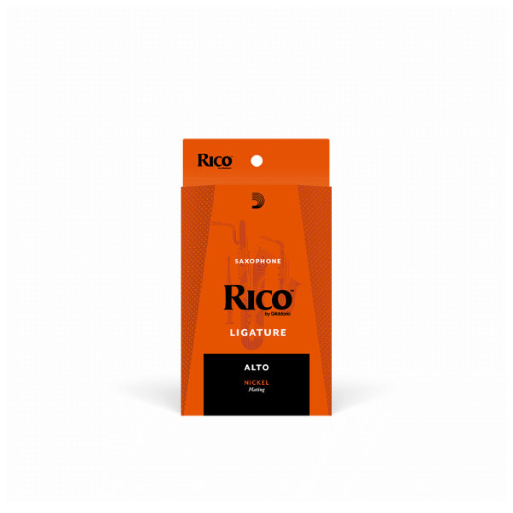 Лігатура для саксофонів D'Addario Rico Ligature For Alto Saxophone NIckel-Plated (RAS1LN)