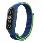 Ремінець до фітнес браслета Armorstandart нейлоновий для Xiaomi Mi Band 7/6/5/4 Blue/Green (ARM67844) Ремінець до фітнес браслета Armorstandart нейлоновий для Xiaomi Mi Band 7/6/5/4 Blue/Green (ARM67844)