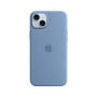 Чохол до мобільного телефона Apple iPhone 15 Silicone Case with MagSafe Winter Blue (MT0Y3ZM/A) Чохол до мобільного телефона Apple iPhone 15 Silicone Case with MagSafe Winter Blue (MT0Y3ZM/A)