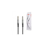 Кабель мультимедійний 3.5mm M to 3.5mm M 1.0m black XO (XO-NB121) Кабель мультимедійний 3.5mm M to 3.5mm M 1.0m black XO (XO-NB121)