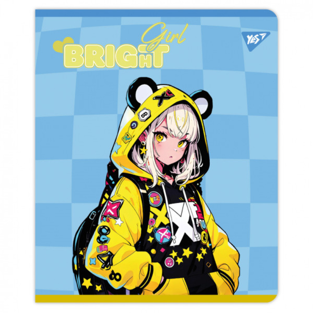 Зошит Yes Bright teenagers А5 18 аркушів клітинка (767515)